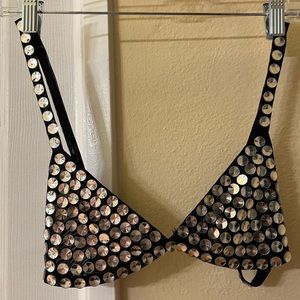 Chanluu crystal bra top